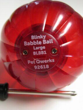 Qwerks Blinky Babble Ball Dog Toy, Large